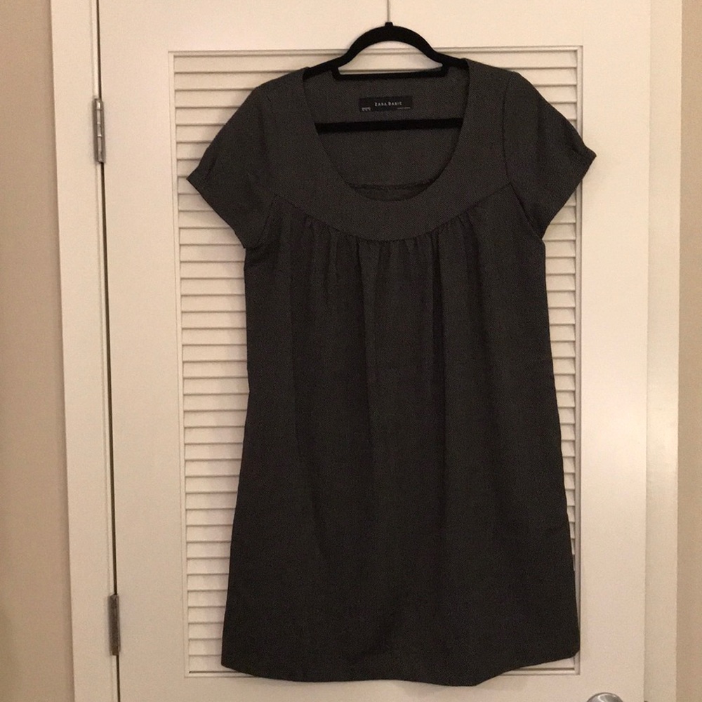 Zara shift dress with pockets